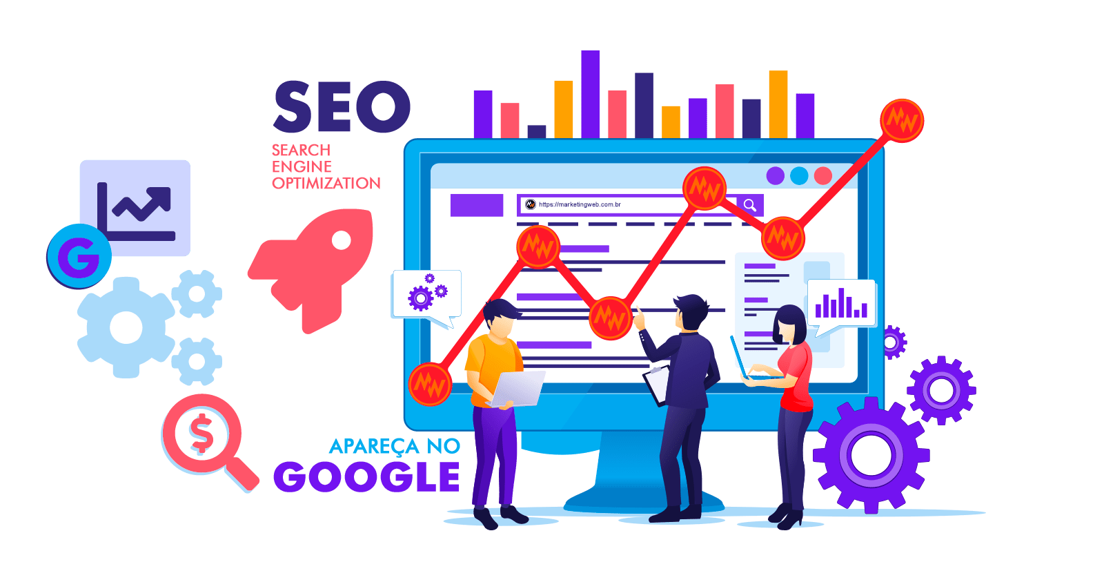 SEO - Apareça no Topo do Google - Otimização de Sites